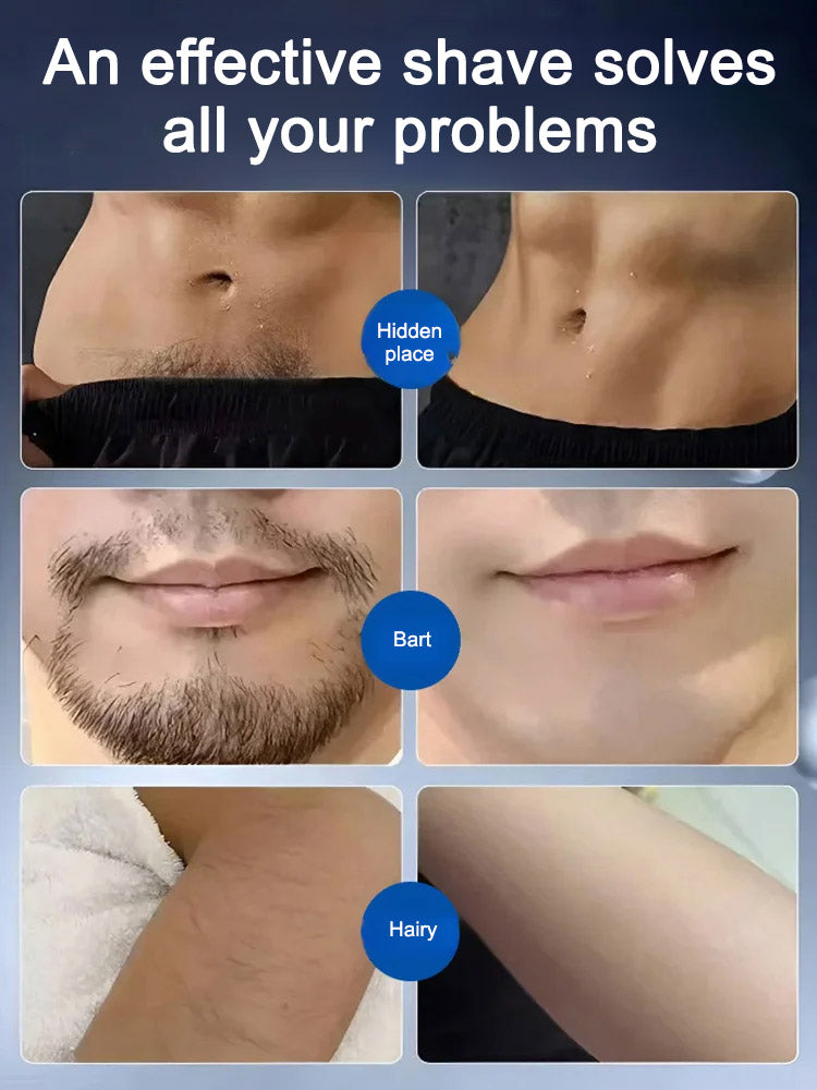 🔥【Revolutionize Your Shave with Unmatched Precision!】Double-head portable electric shaver