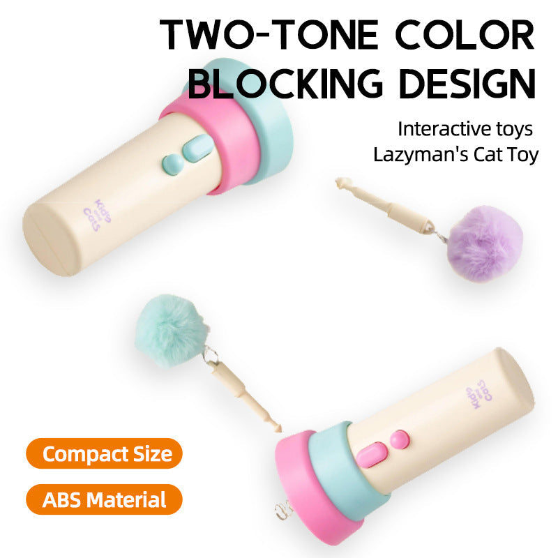 Electric Fishing Style Cat Teaser Toy