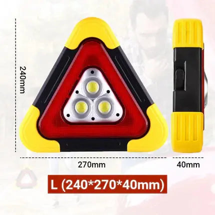 🚗Triangular Solar Emergency Signal Light for the Roadside✨