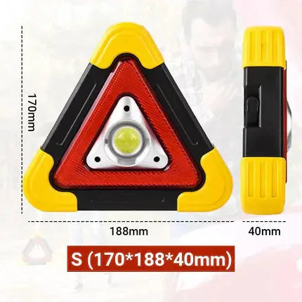 🚗Triangular Solar Emergency Signal Light for the Roadside✨