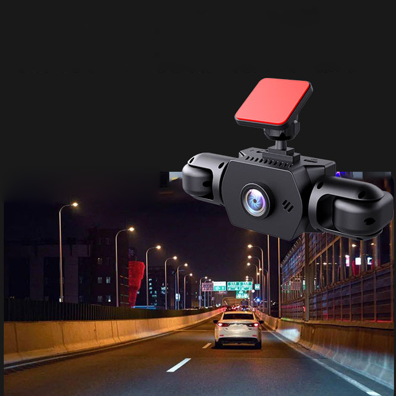 Car Dashcam with 4 Cameras and 360° Surround View
